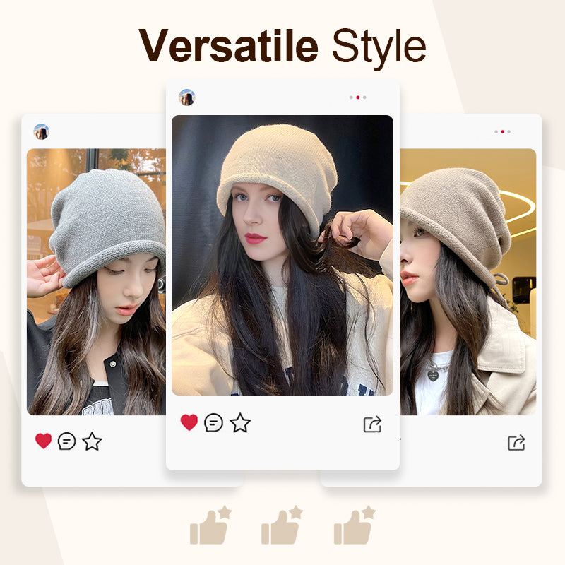 😍Pop style show face smaller stacked hat