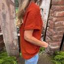 Women's Stylish V-neck Short-sleeved Top