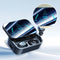 Wireless Bluetooth Headset with 2000mAh Charging Bin and HD Mirror Digital Display