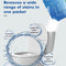 Powerful yellowing and limescale remover for toilet bowls