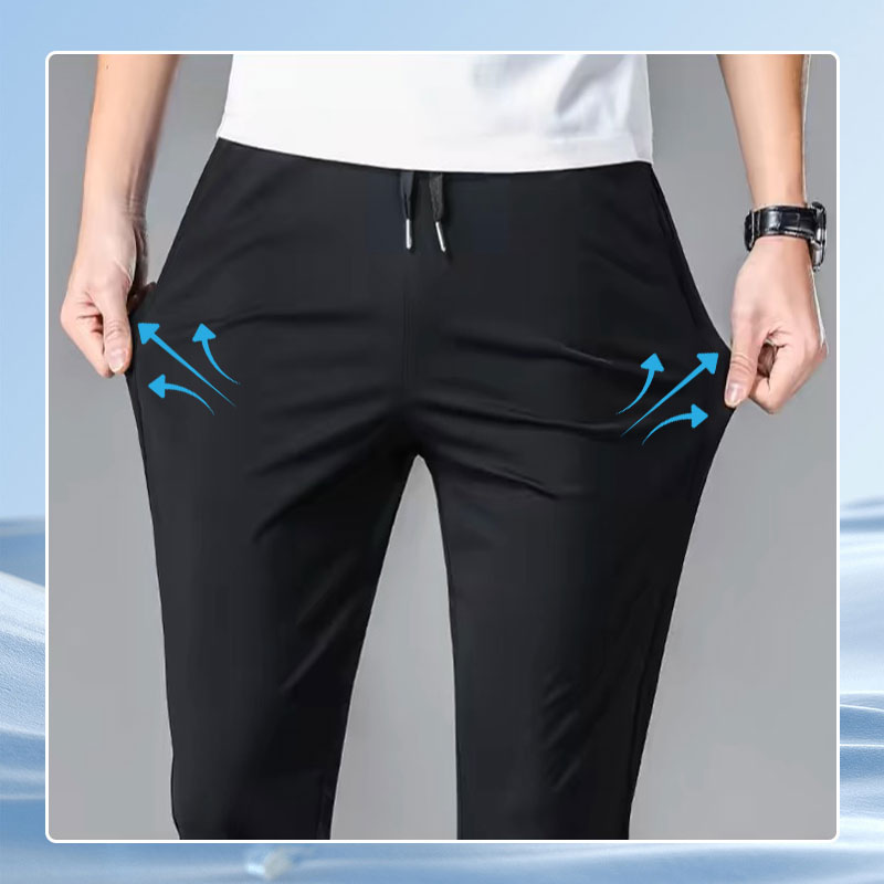 🔥🔥Summer Sale: Men's Elastic Waist Pants. Stay Cool & Stylish!✈️Free Shipping