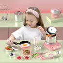 🎁Best Gift For Kid🍳Children's Real Cooking Mini Kitchen Toys - 22 PCS Set - vimin