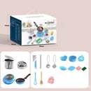 🎁Best Gift For Kid🍳Children's Real Cooking Mini Kitchen Toys - 22 PCS Set - vimin