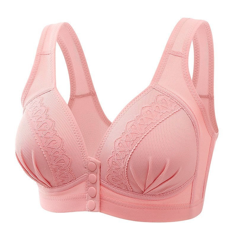 🔥Hot sale🔥Front Button Breathable Skin-Friendly Cotton Bra