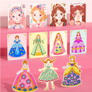 🔥💅Fantasy 3-in-1 Princess Dress Up & Make Up Game Set💝