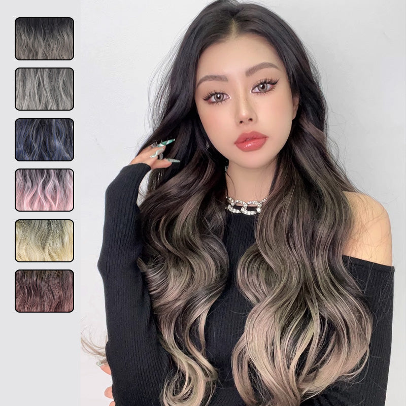 🌈Hot Sale 49% OFF 🍃Gradient Color Curly Wig Piece✨