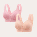 💘2025 Front Button Breathable Skin-Friendly Cotton Bra