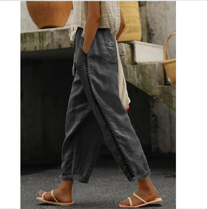 🔥BIG SALE ONLY TODAY! -Linen and cotton blend women's summer pants