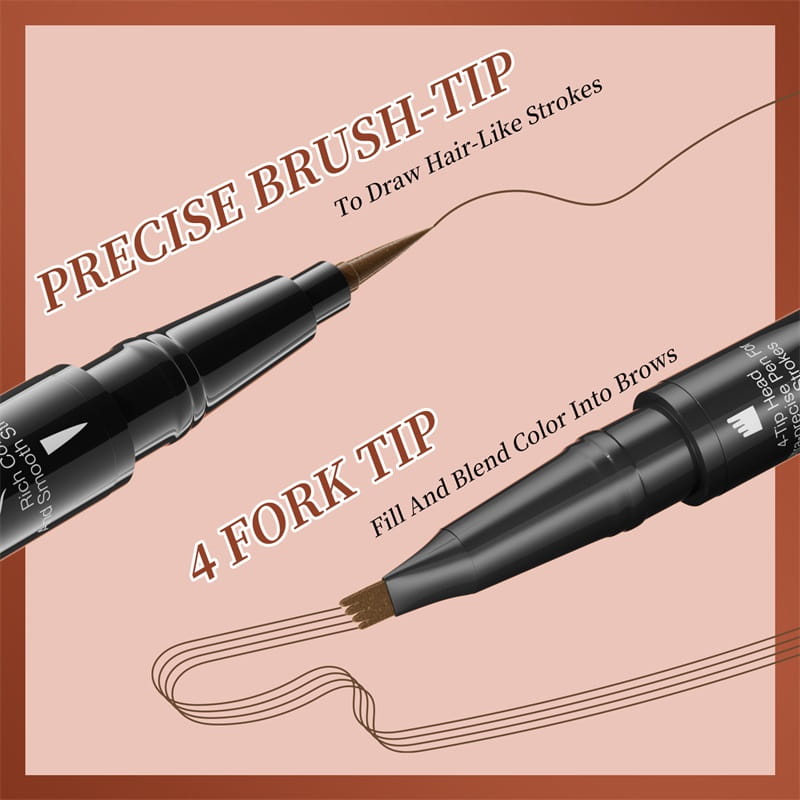 💓2-In-1 Waterproof Long-Lasting Eyebrow Pen - vimin