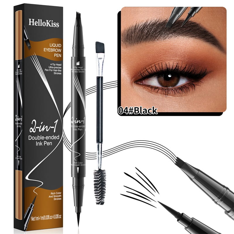 💓2-In-1 Waterproof Long-Lasting Eyebrow Pen - vimin