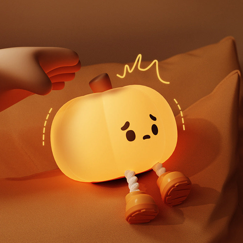 🎁Gift Choice🎁 - Cute Dimmable Silicone Pumpkin Nightlight Lamp - vimin