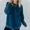 Women's Trendy Loose Fit Crew Neck Long Sleeve Sweatshirt