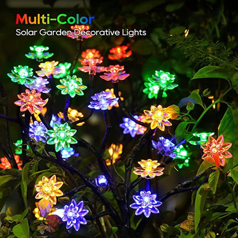 Solar-Powered Weather Resistant Garden LED Light Set - vimin