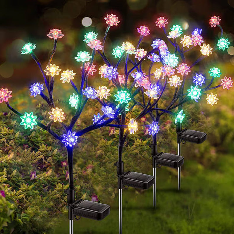 Solar-Powered Weather Resistant Garden LED Light Set - vimin