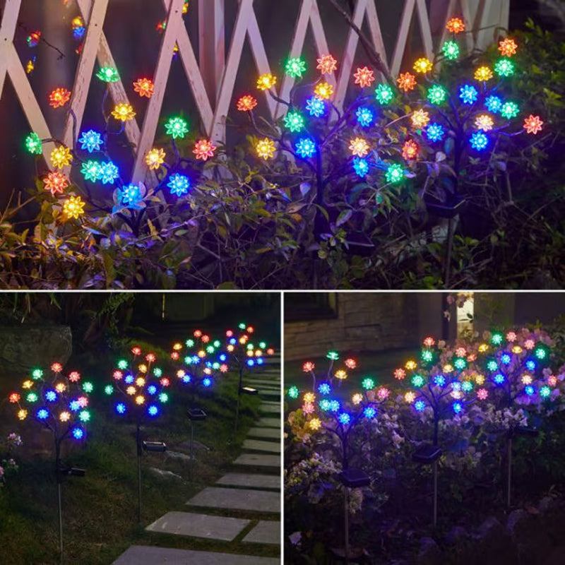 Solar-Powered Weather Resistant Garden LED Light Set - vimin