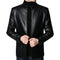 Men's Warm Plush Lining Leather Jacket Coat - Gift for Him!