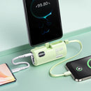 22.5W Portable Charger with Built-In Cables