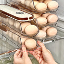 Clear Kitchen Egg Organizer for Refrigerator Side Door