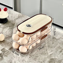 Clear Kitchen Egg Organizer for Refrigerator Side Door