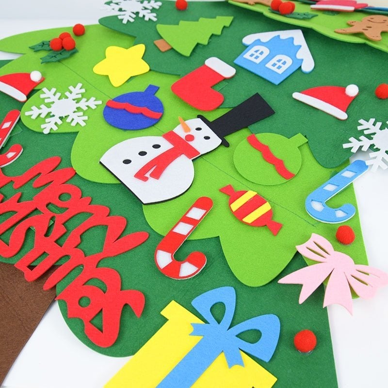 🎄Christmas Promotion 49% OFF🎁DIY Felt Christmas Tree Set - vimin