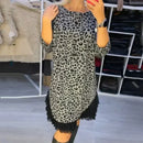 🔥Hot Sale 49% OFF🌸Women’s Lace Trim Leopard Print Dress✈️Free Shipping - vimin