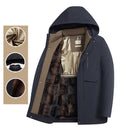 💥Christmas Special Offer💥Men's Winter Thermal Thick Hooded Parka Coat