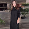 🔥Hot Sale 50% OFF🌺Elegant Round Neck Sequin Ankle-Length Dress