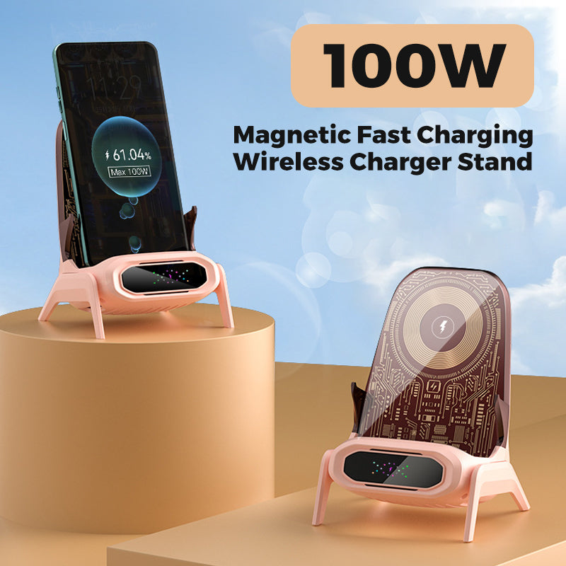 🔥CHRISTMAS SALE 49% OFF🎅100W Magnetic Fast Charging Wireless Charger Stand Set - vimin