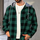 🔥New Year Sale🔥Men's Versatile Hooded Plaid Flannel Shirt